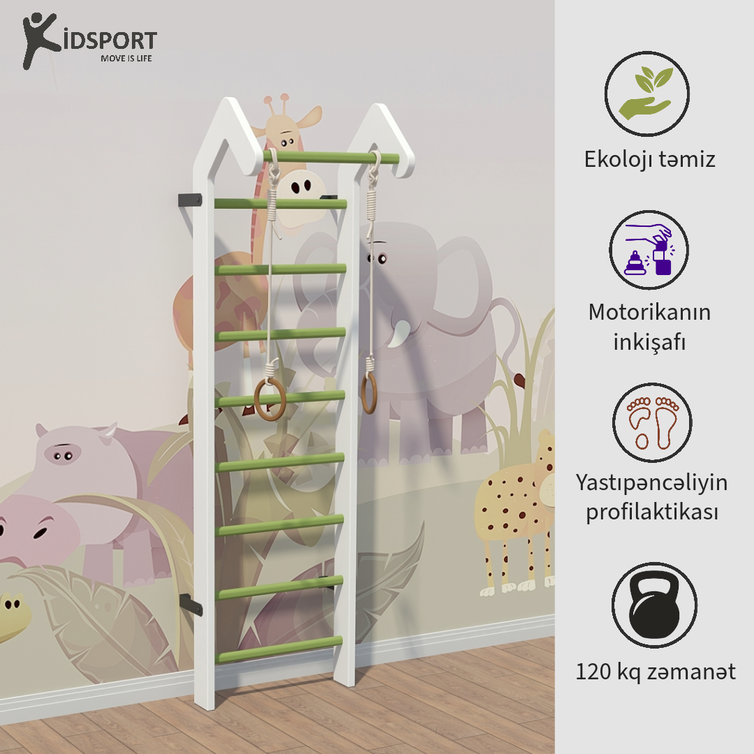 Wooden Swedish Ladder İD 129.09