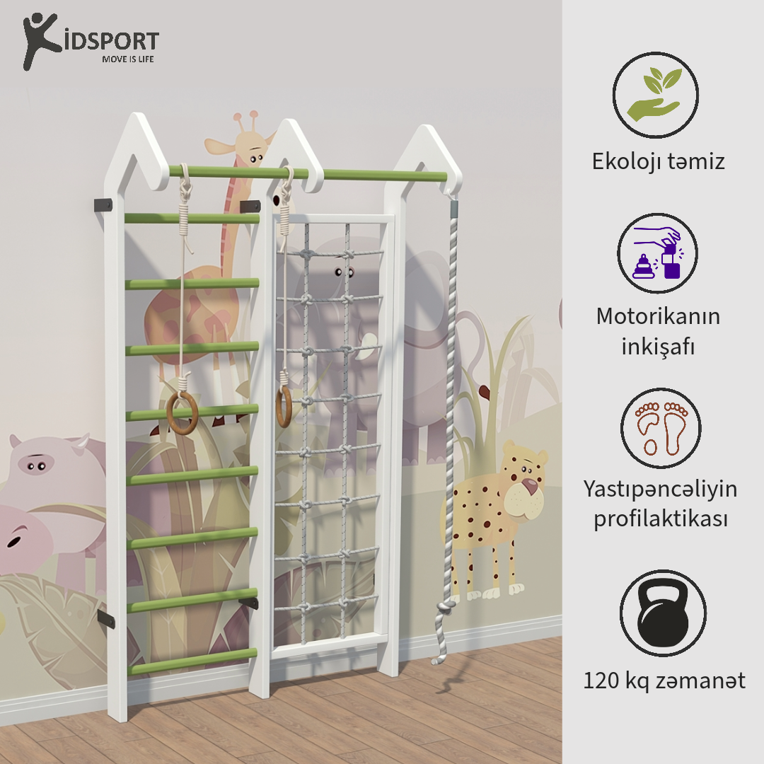 Wooden Swedish Ladder İD 129.04